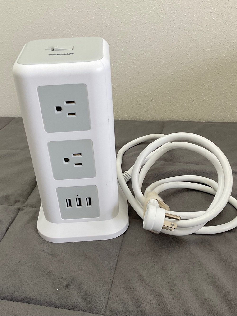 Tessan Power Tower 11 AC Outlets and 3 USB Ports